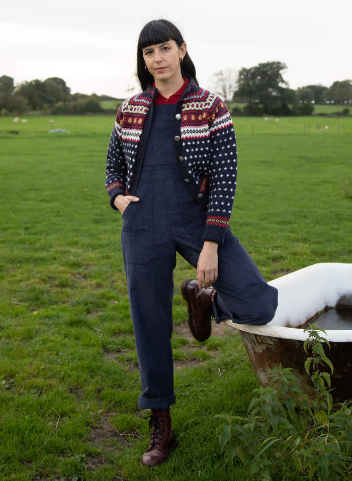 Molly Cardigan Navy Medium (12-  14)