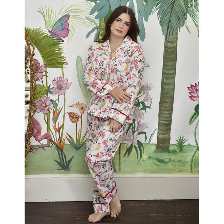 SULTANS GARDEN PRINT WOMENS PYJAMAS S/M