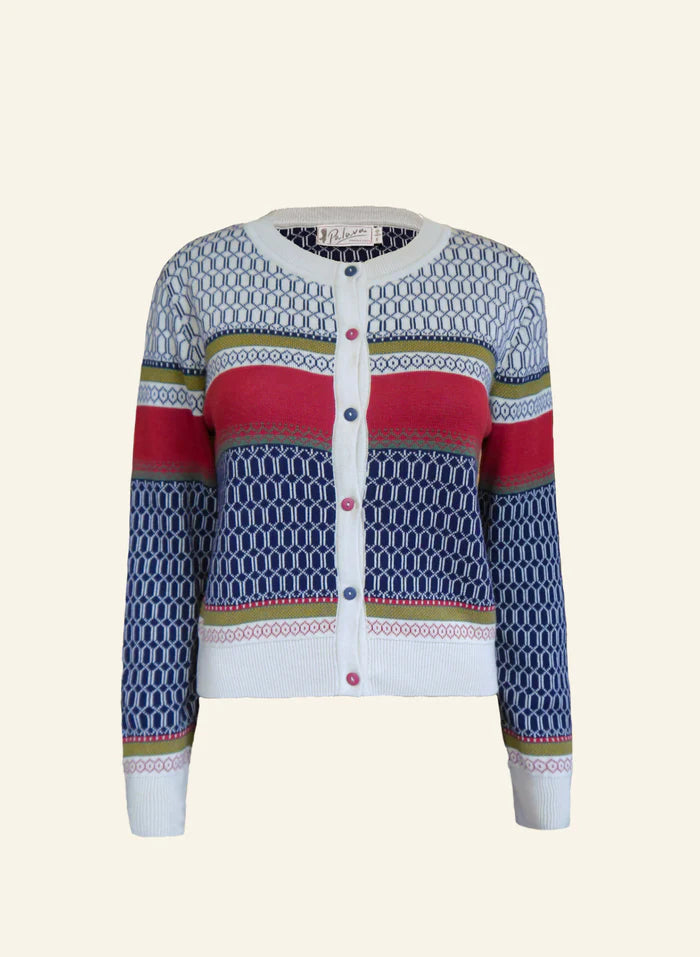 Vera - Geometric Fairisle Jacquard  Extra Large (20-22)