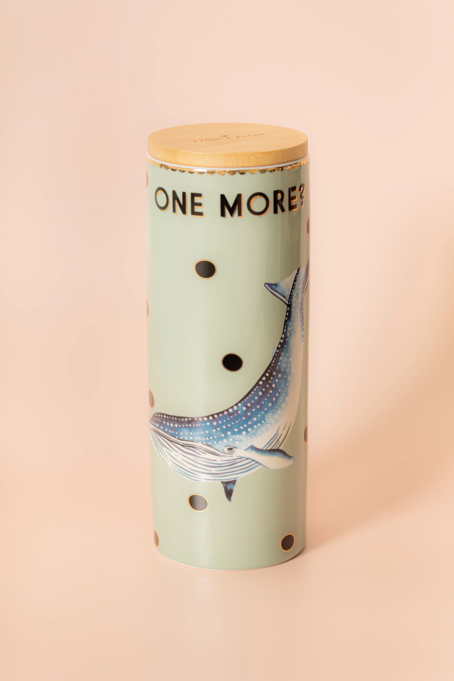 YVONNE ELLEN STORAGE JAR LRG WHALE