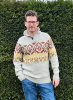 Beck Button Neck Nordic Jumper