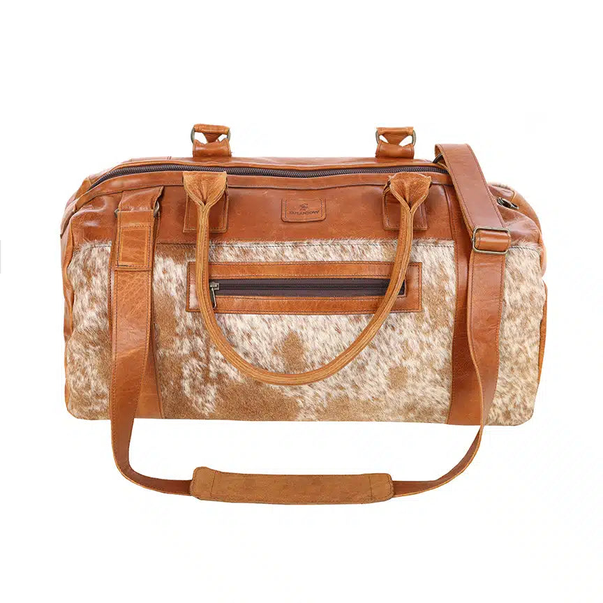 Chestnut Cowhide Travel Bag