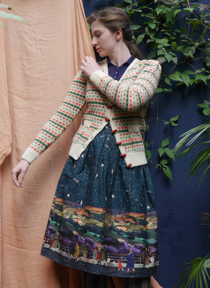 Popcorn - Cream Medium (12-  14)