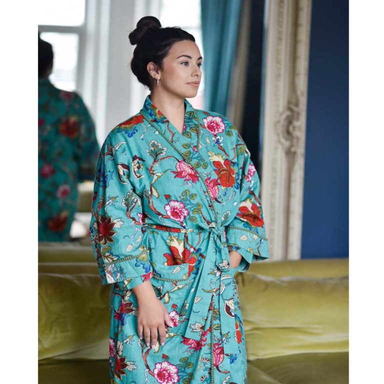 Teal Dressing Gown