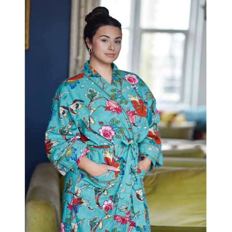 Teal Dressing Gown