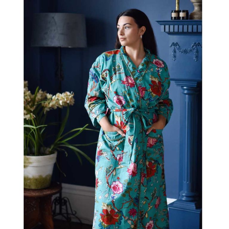 Teal Dressing Gown