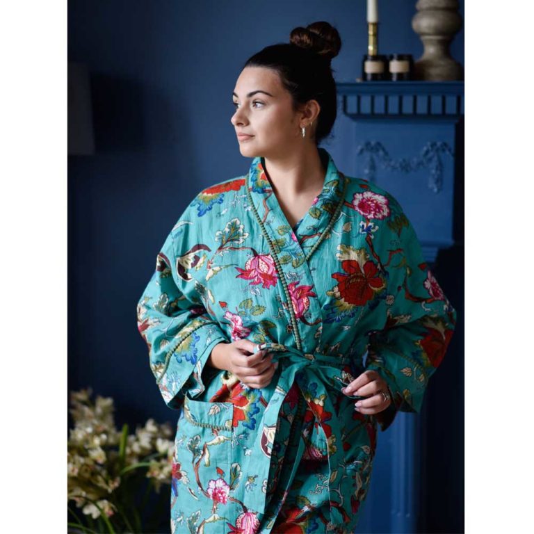 Teal Dressing Gown