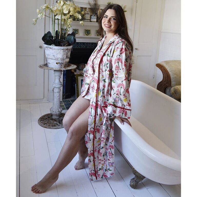 SULTANS GARDEN DRESSING GOWN