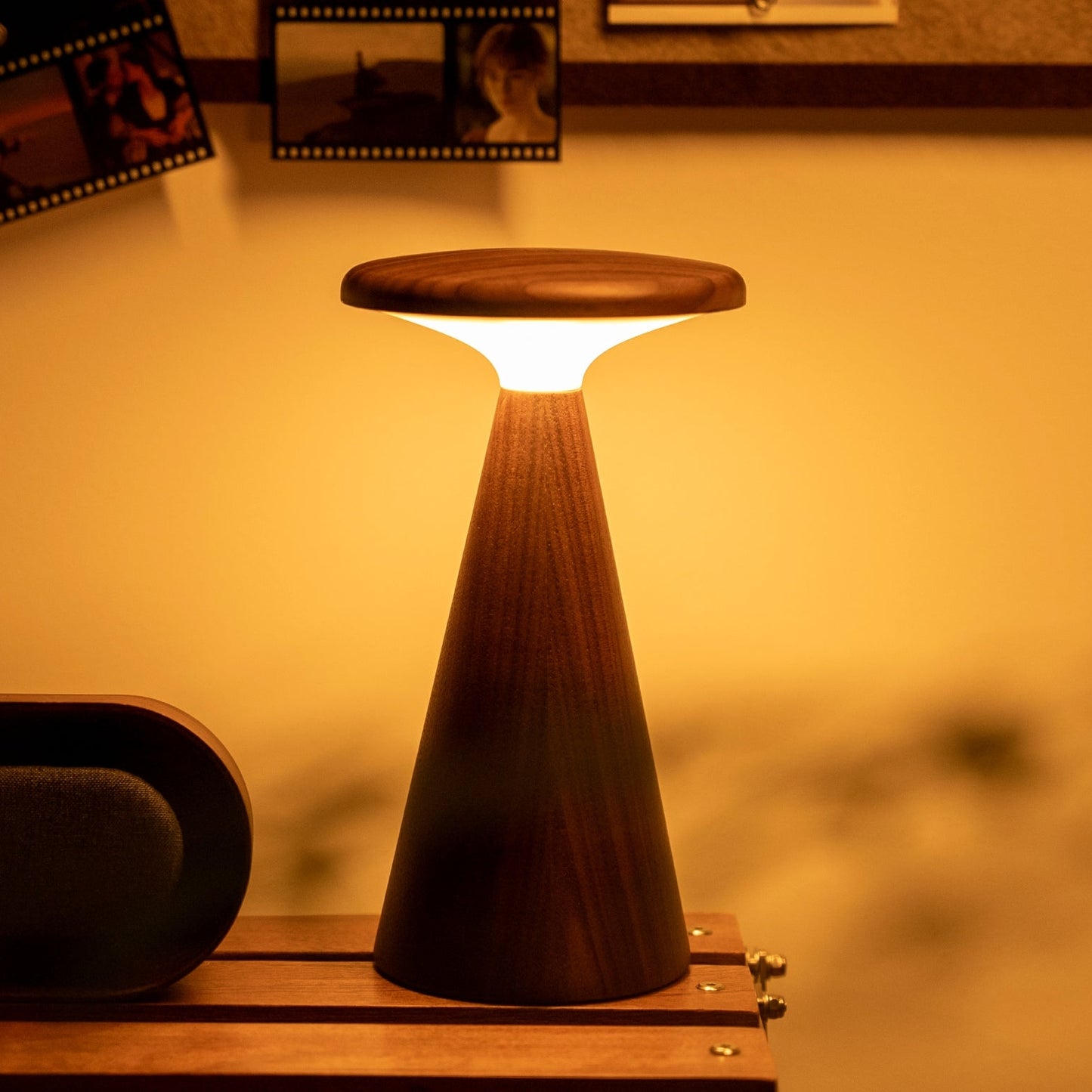 Sylva Table Lamp Large Walnut