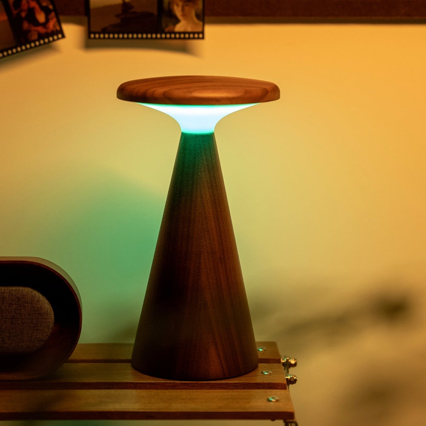 Sylva Table Lamp Large Walnut