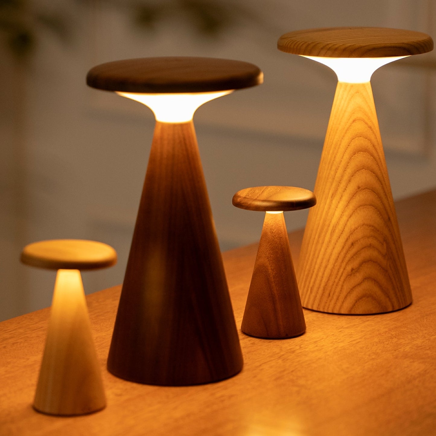 Sylva Table Lamp Large Walnut