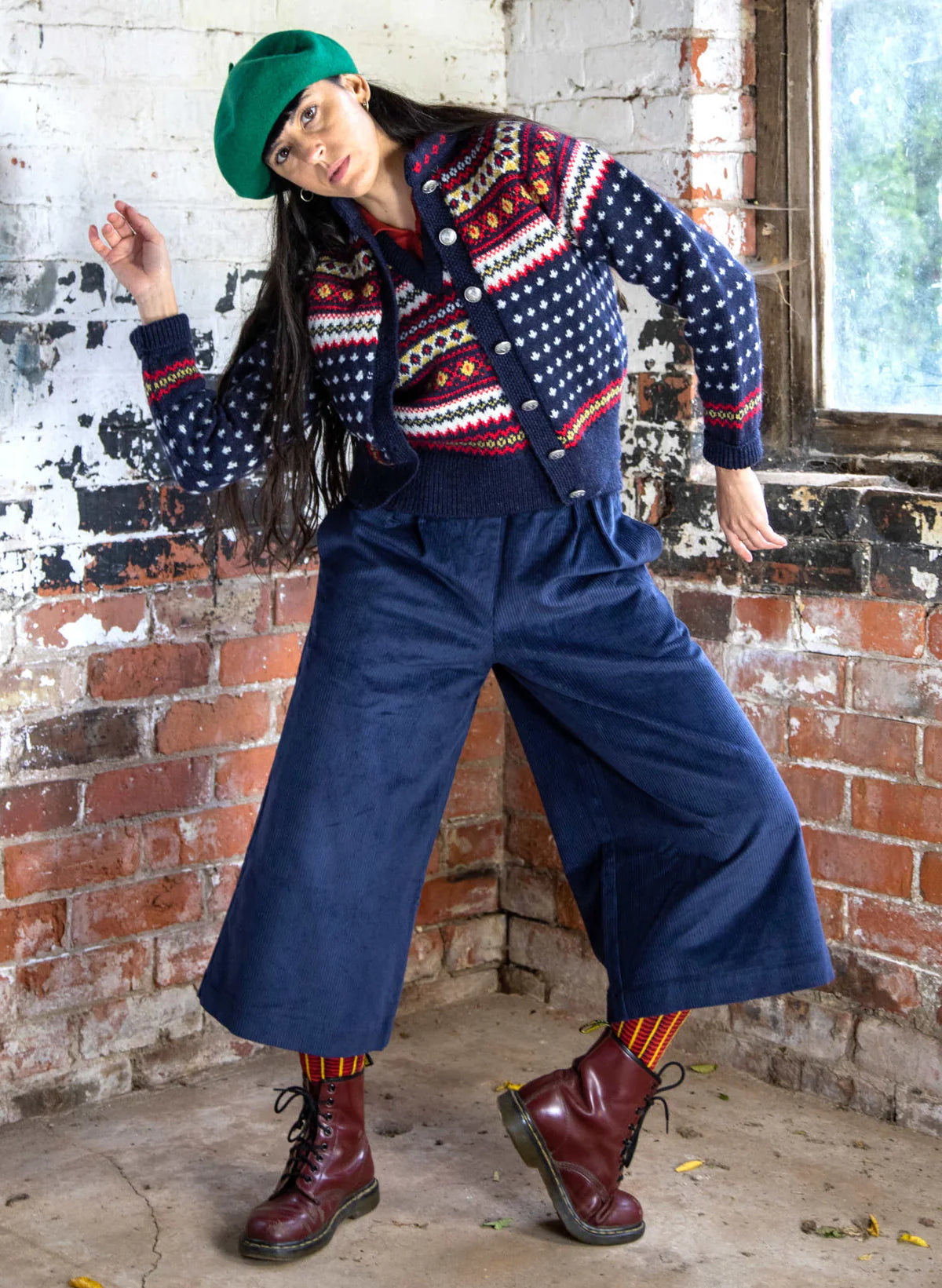 Molly Cardigan Navy Medium (12-  14)