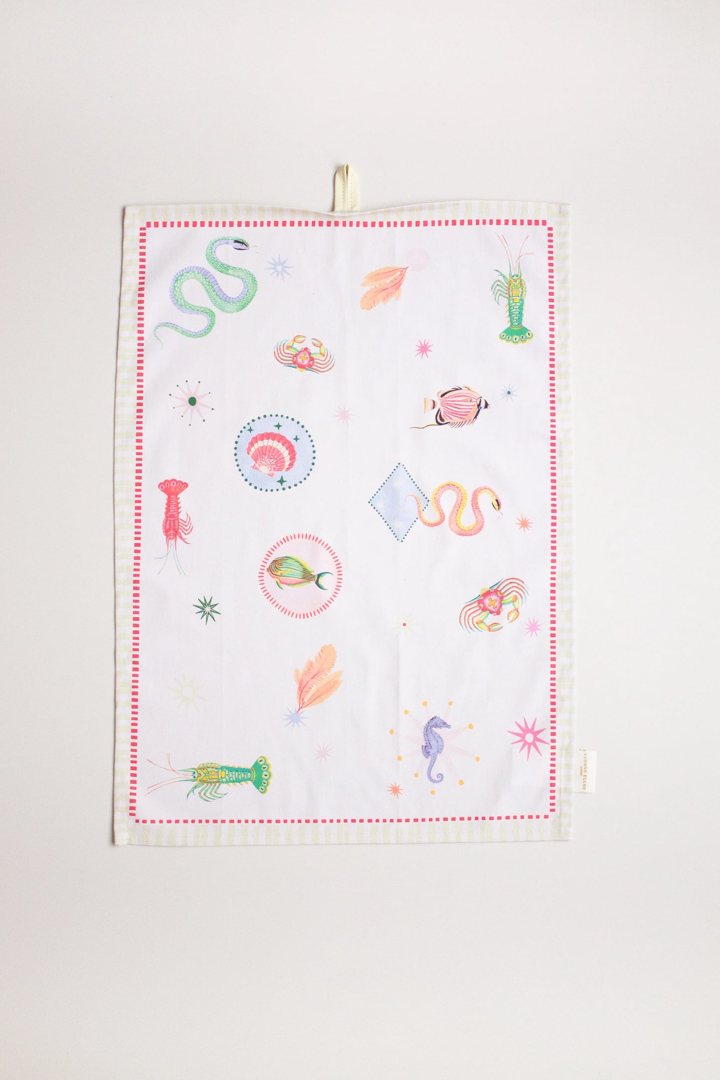 YVONNE ELLEN SET OF 2 TEA TOWELS HARLEQUIN