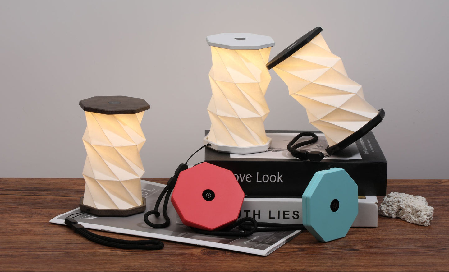 Mini Twist Hexagon Light
