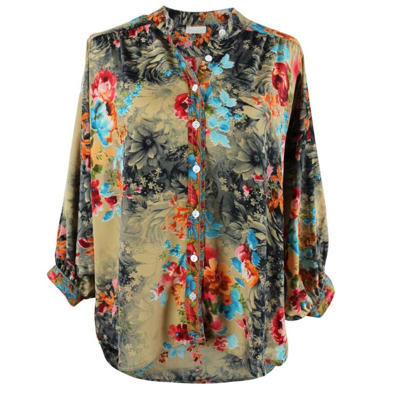 Floral Print Button Down Shirt