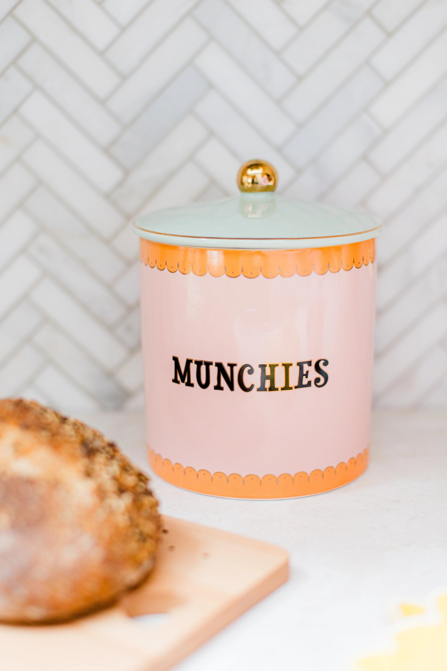 YVONNE ELLEN ELEPHANT BISCUIT JAR