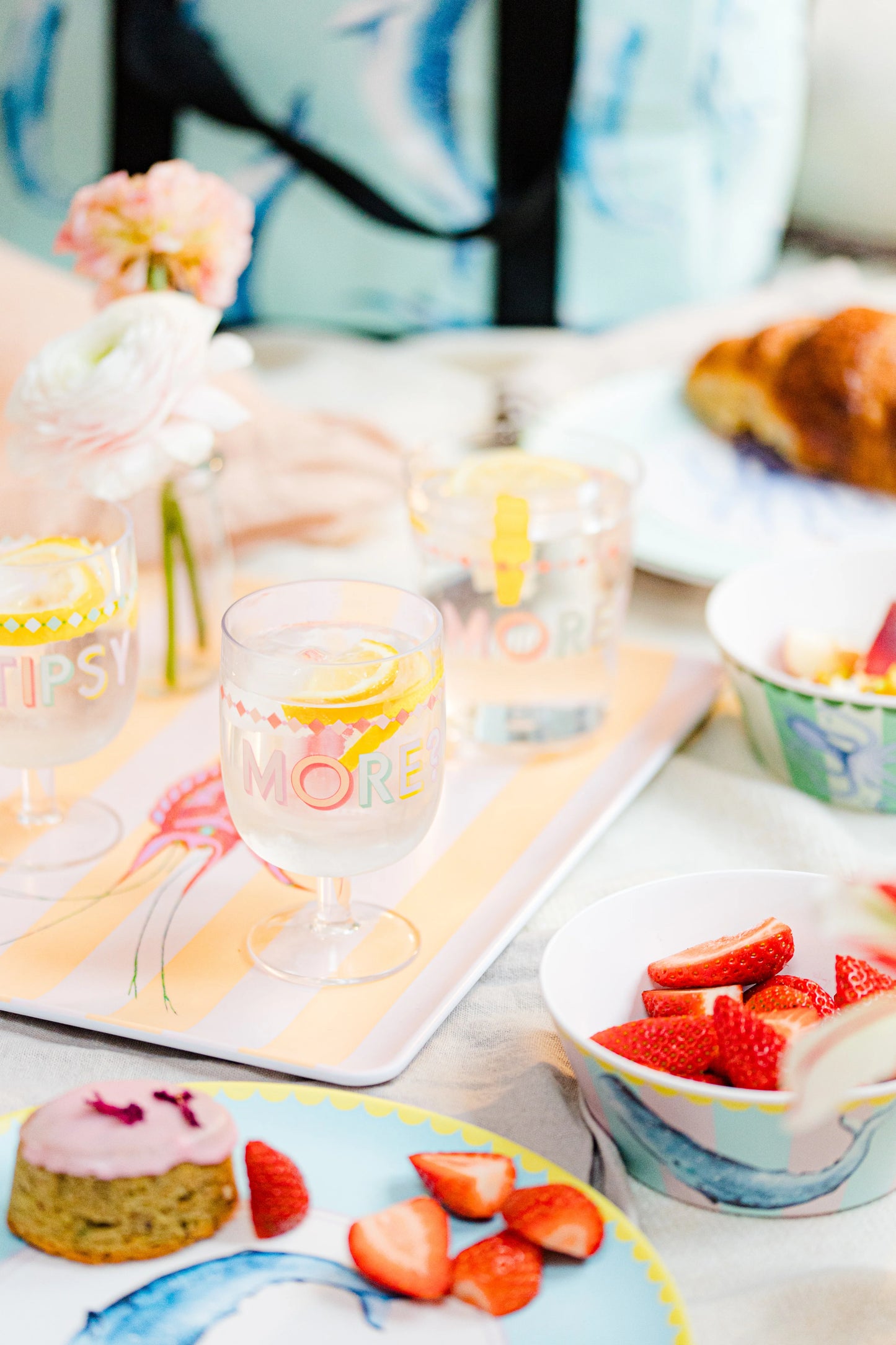 YVONNE ELLEN SET OF 4 PICNIC WINE GLASSES