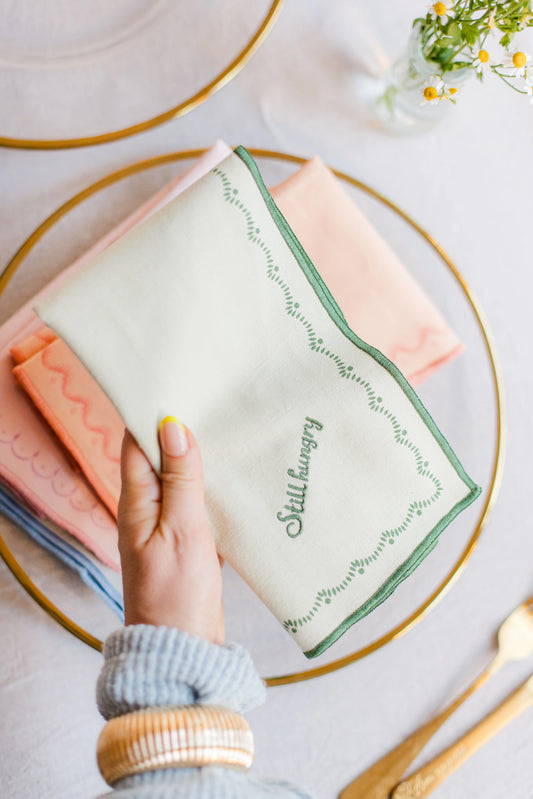 YVONNE ELLEN SO4 SLOGAN NAPKINS