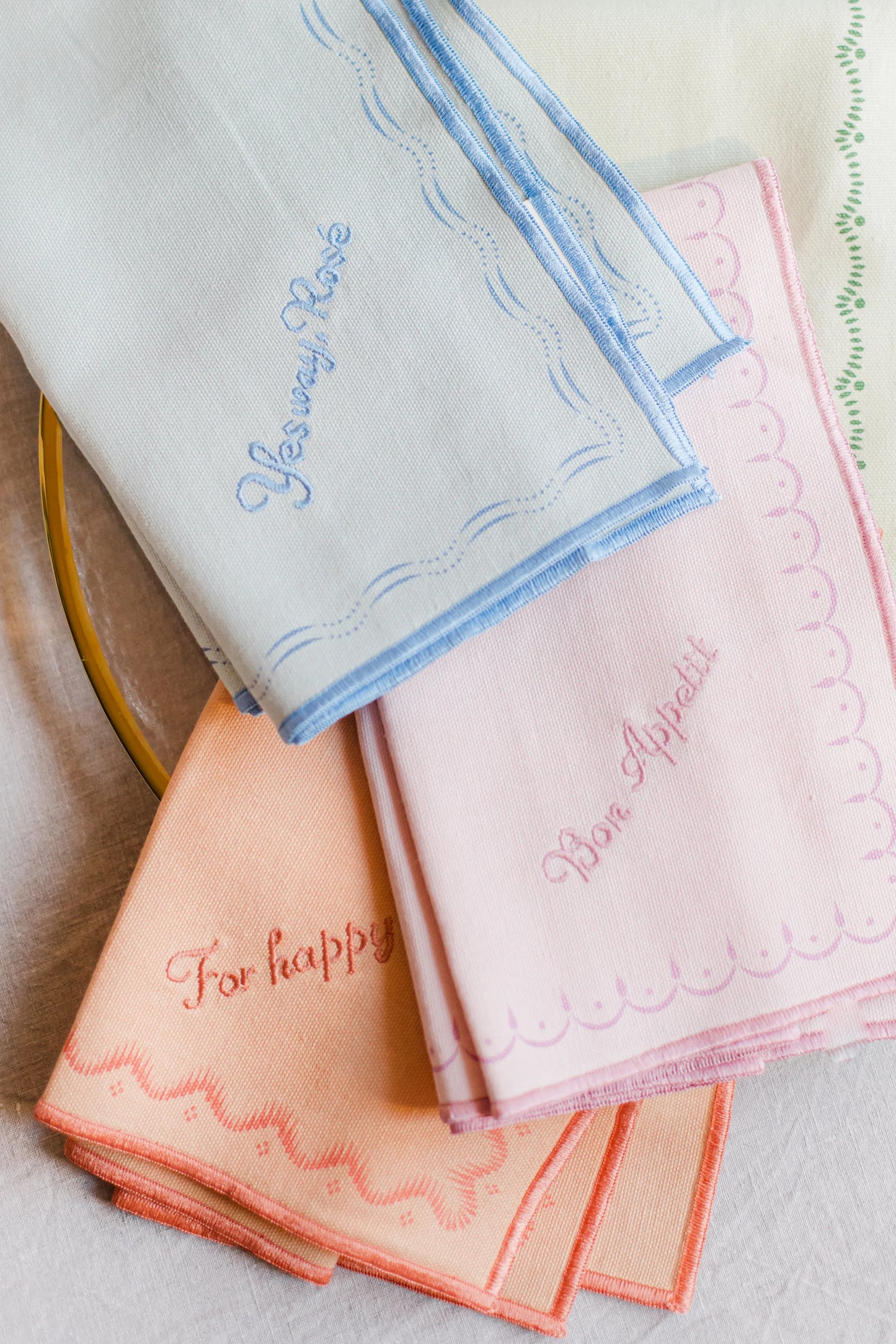 YVONNE ELLEN SO4 SLOGAN NAPKINS