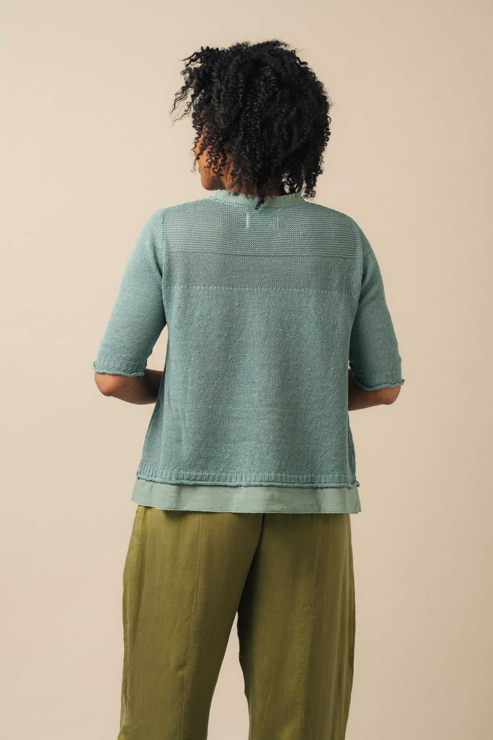Stichill Long Sleeve Sweater Caspian