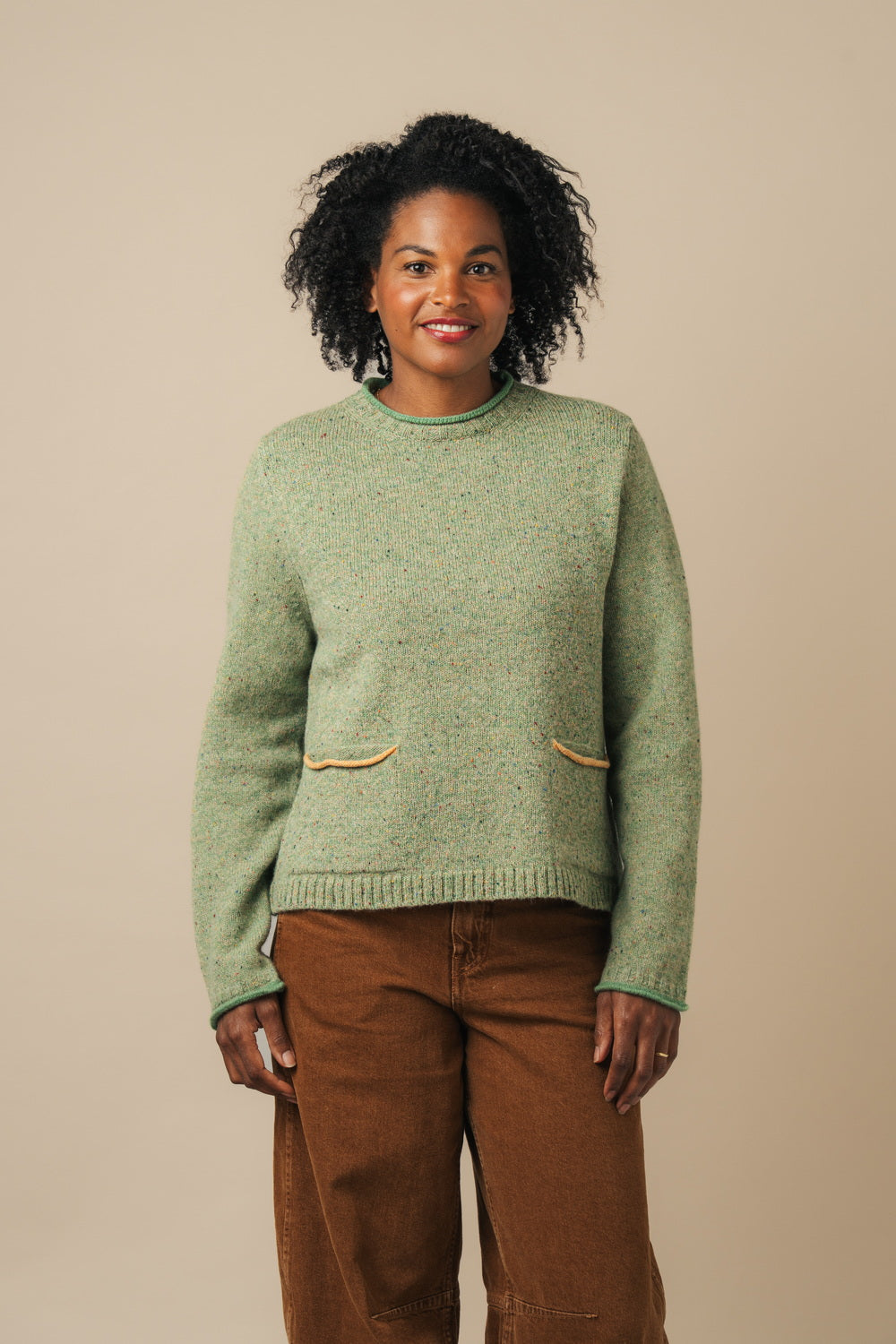 Tweed Nep Sweater Reed