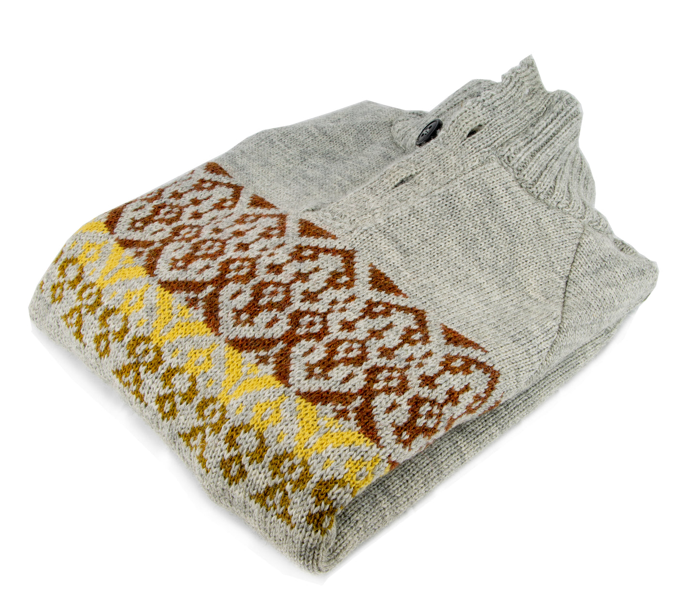 Beck Button Neck Nordic Jumper