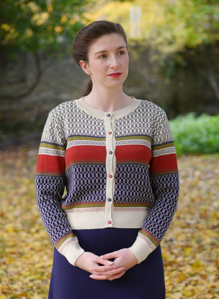 Vera - Geometric Fairisle Jacquard  Extra Large (20-22)