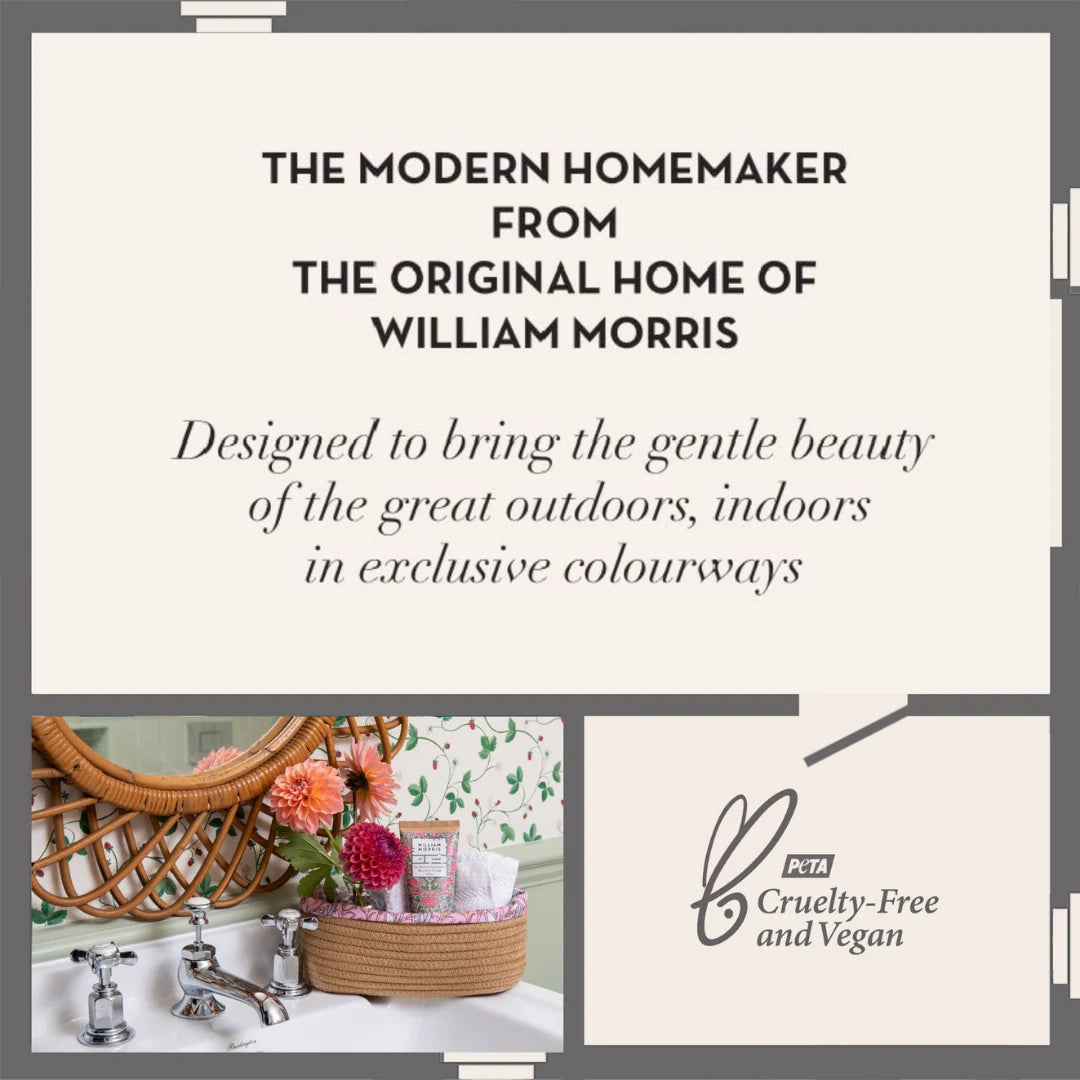 WILLIAM MORRIS AT HOME - THE MODERN HOMEMAKER Wellness Washbag with 10 Affirmation Cards