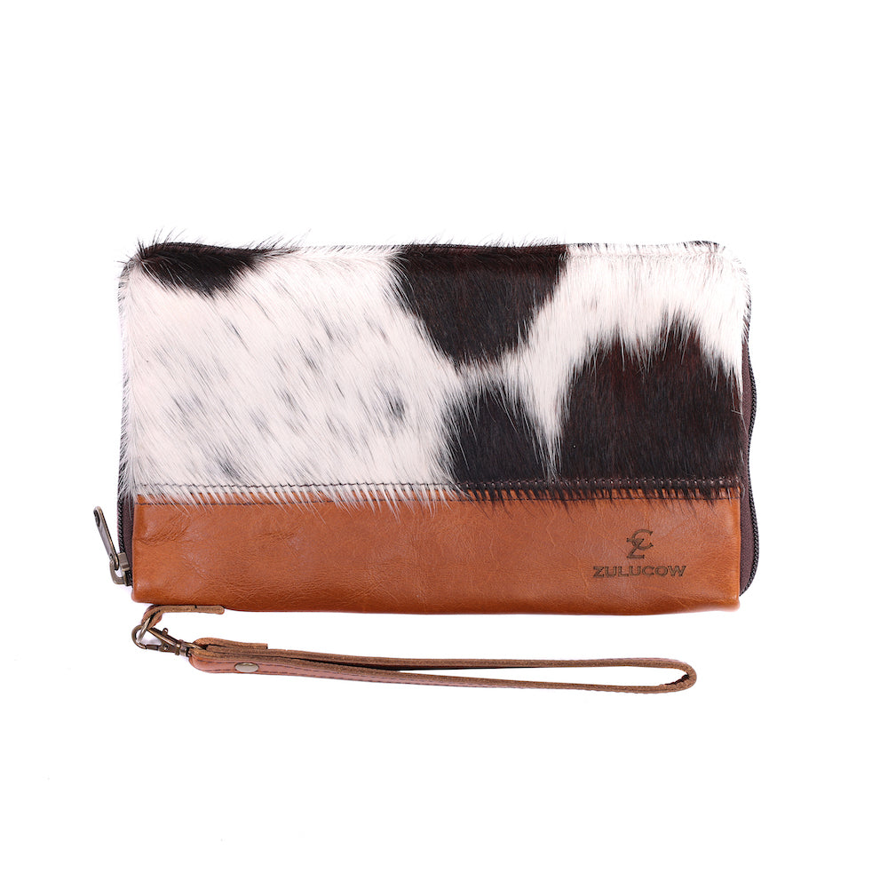 Cowhide Travel Wallet/Clutch