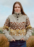 Beck Button Neck Nordic Jumper