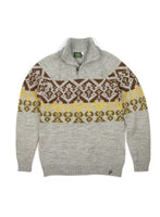 Beck Button Neck Nordic Jumper