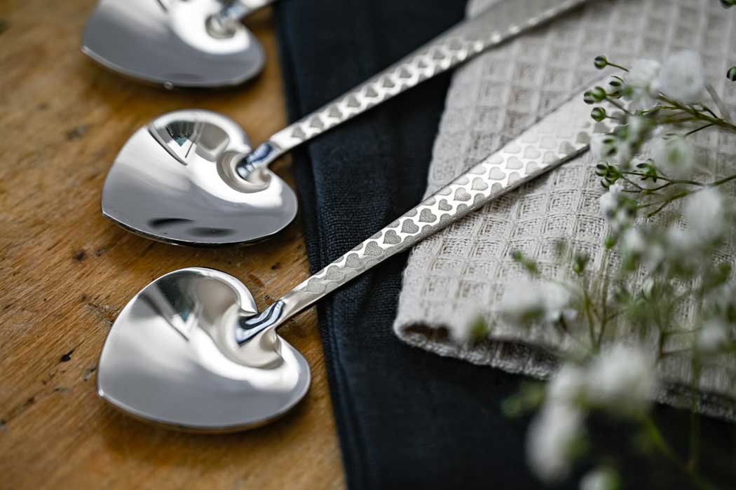 Heart Teaspoon set of 6