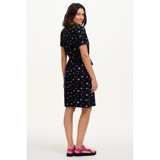 Joelle V Neck Jersey Mini Dress 14