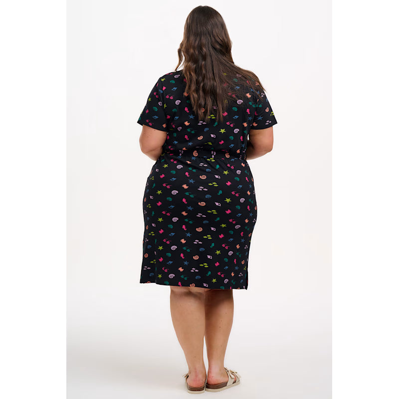 Joelle V Neck Jersey Mini Dress 12