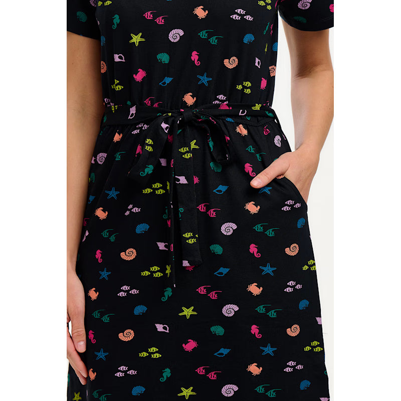 Joelle V Neck Jersey Mini Dress 12