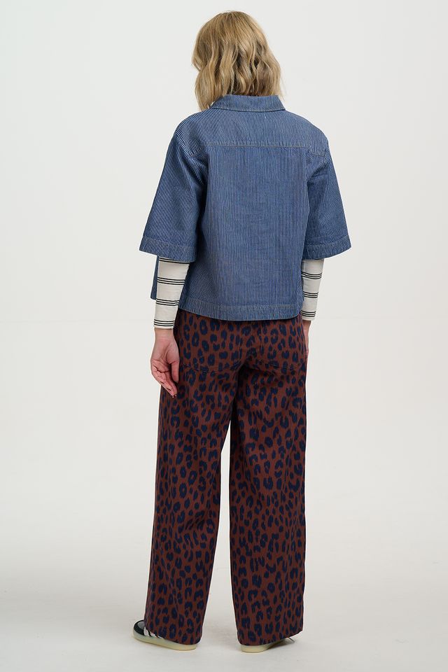 BLUE STRIPE DENIM  AMITY JACKET